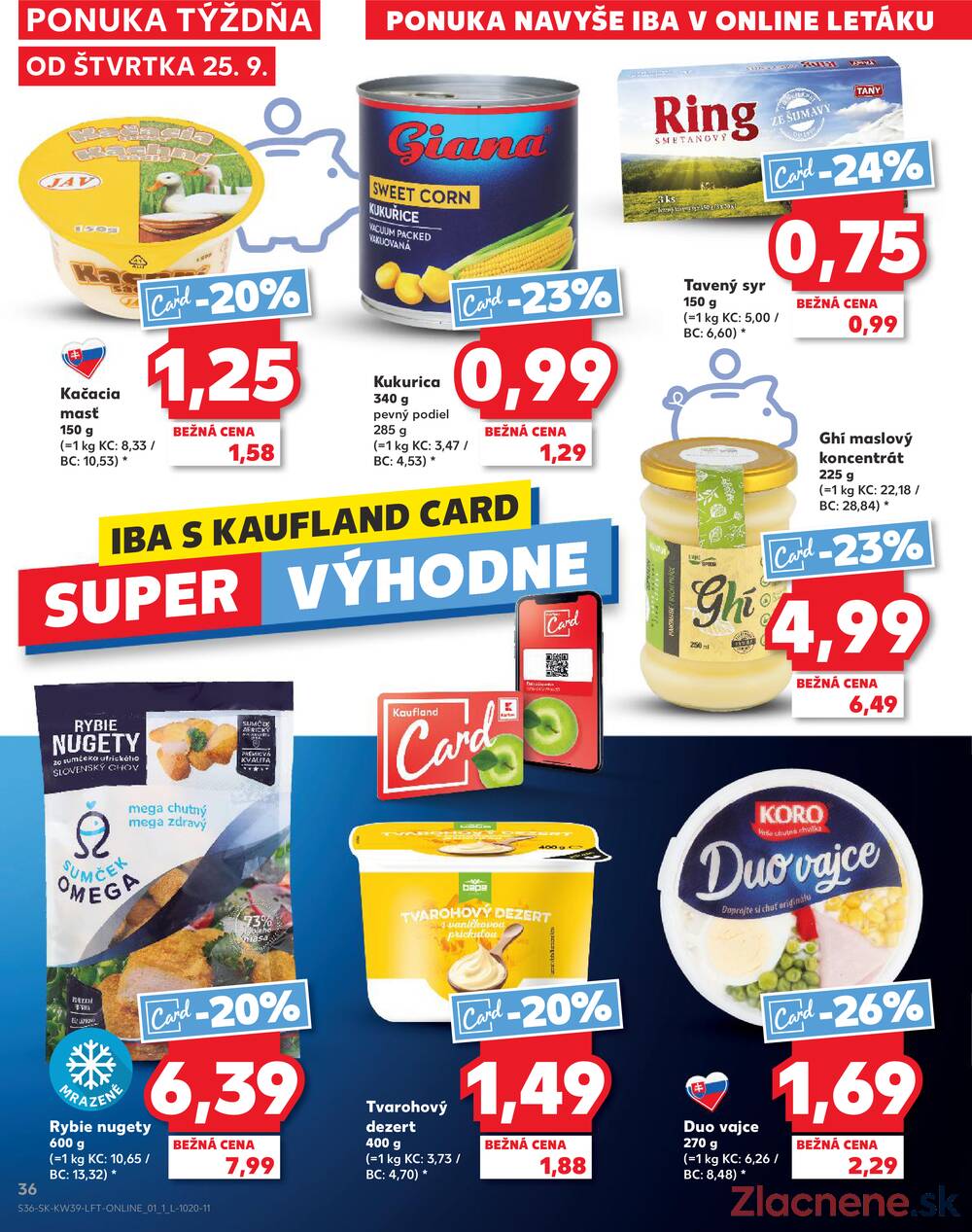 Leták Kaufland - Kaufland 25.9. - 1.10. - Kaufland Tvrdošín - strana 36
