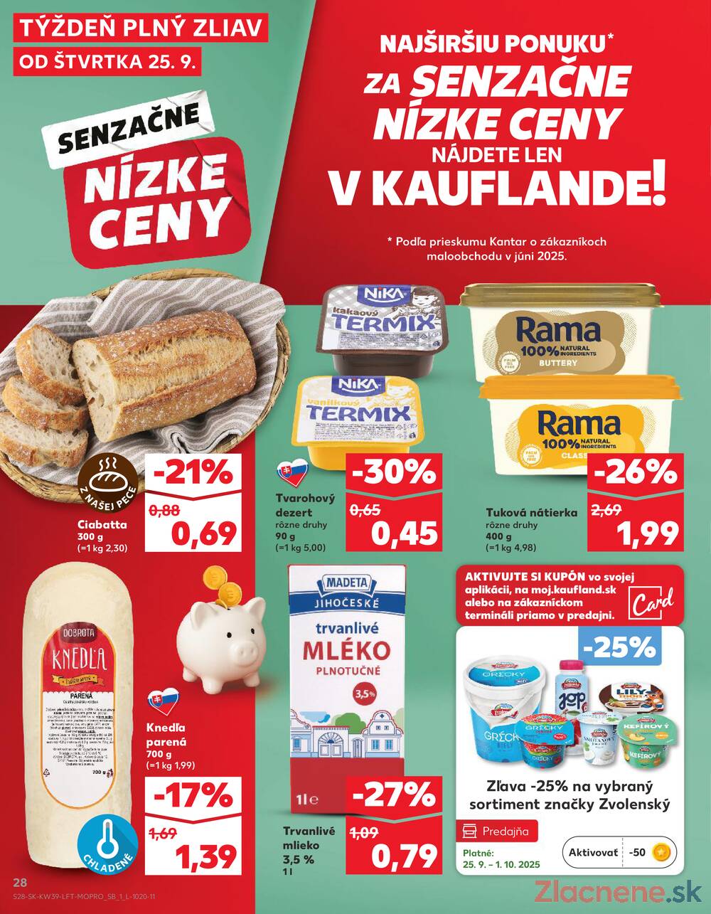 Leták Kaufland - Kaufland 25.9. - 1.10. - Kaufland Brezno - strana 28