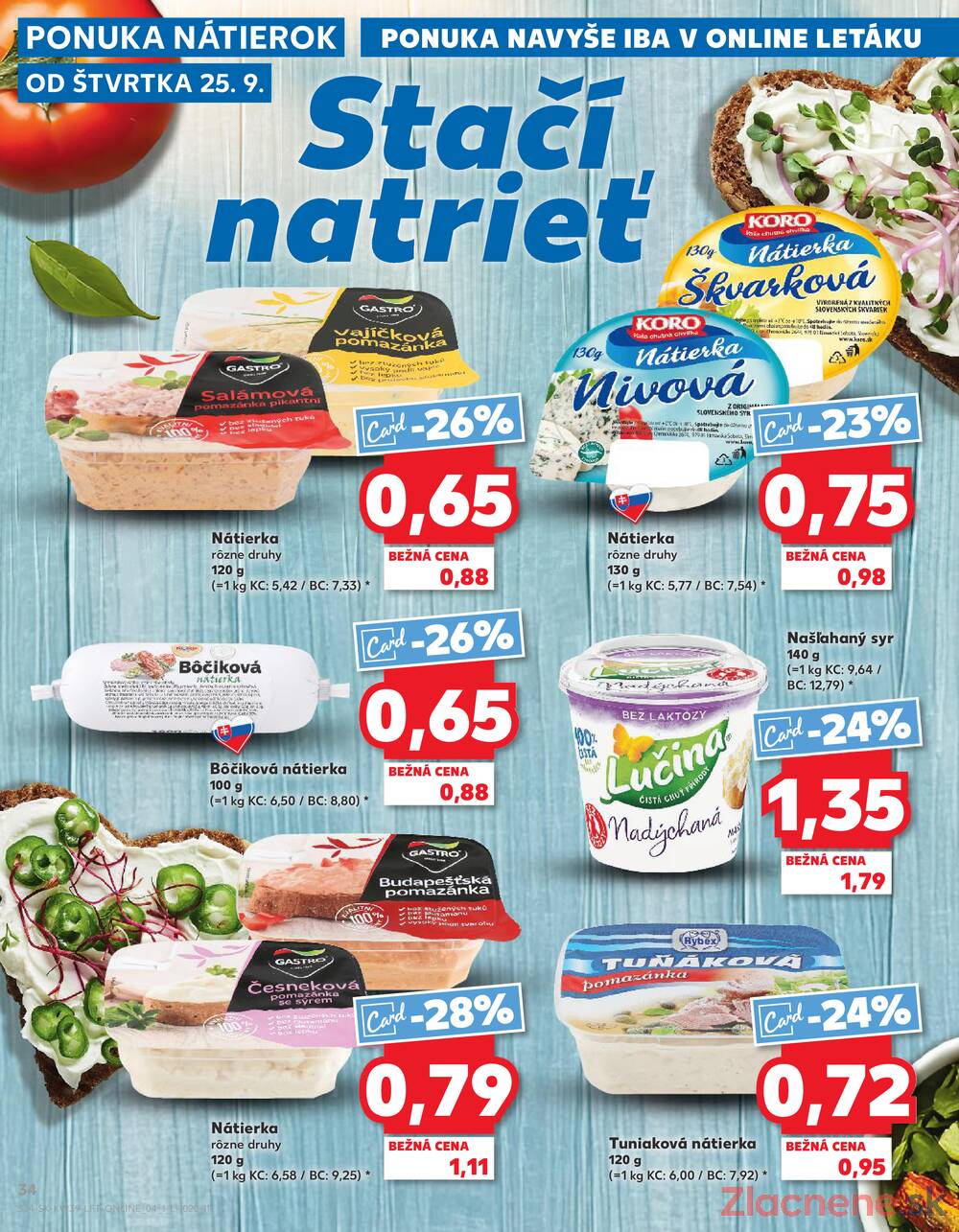 Leták Kaufland - Kaufland 25.9. - 1.10. - Kaufland Spišská Nová Ves - strana 34