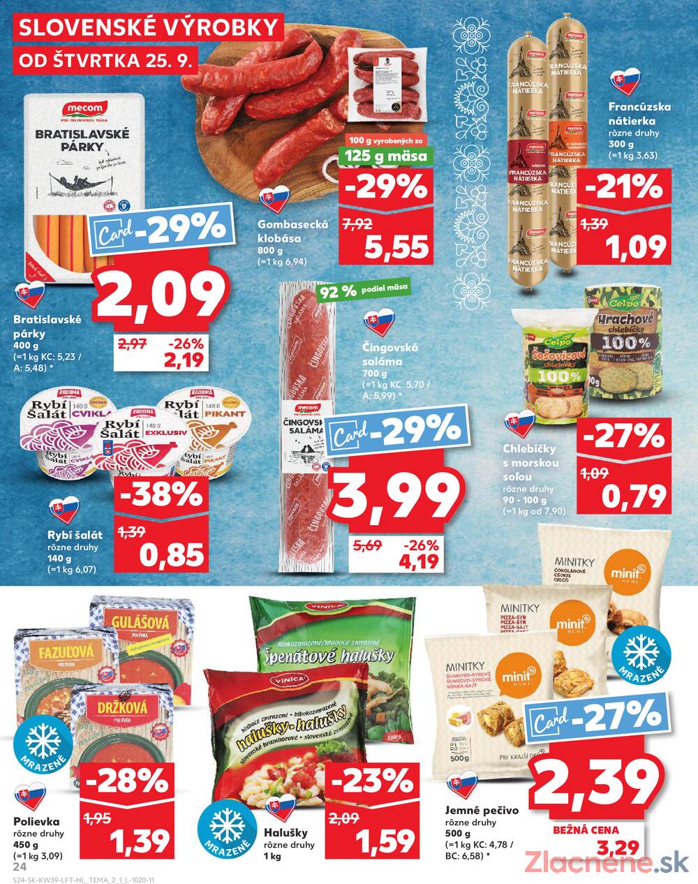 Leták Kaufland - Kaufland 25.9. - 1.10. - Kaufland Vranov nad Topľou - strana 24