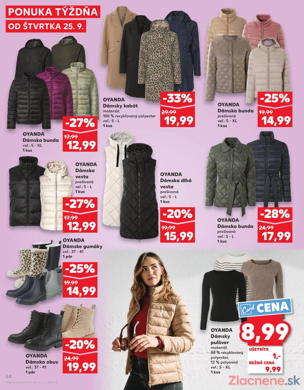 Leták Kaufland - Kaufland 25.9. - 1.10. - Kaufland Vranov nad Topľou - strana 64