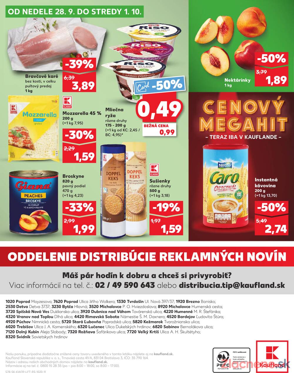 Leták Kaufland - Kaufland 25.9. - 1.10. - Kaufland Vranov nad Topľou - strana 78