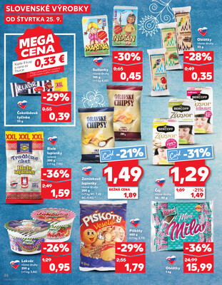 Kaufland 25.9. - 1.10. - Kaufland Bardejov