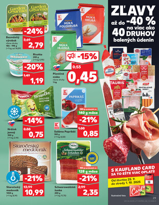 Kaufland 25.9. - 1.10. - Kaufland Bardejov