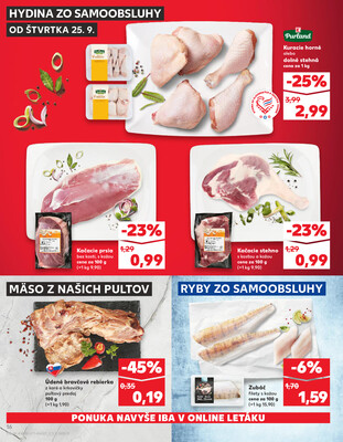 Kaufland 25.9. - 1.10. - Kaufland Trebišov