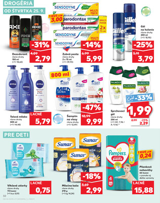 Kaufland 25.9. - 1.10. - Kaufland Trebišov