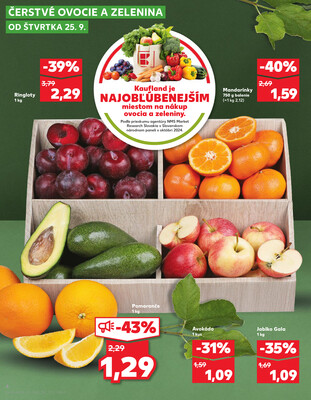 Kaufland 25.9. - 1.10. - Kaufland Rožňava