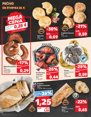 Kaufland 25.9. - 1.10. - Kaufland Rožňava