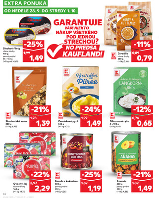Kaufland 25.9. - 1.10. - Kaufland Rožňava
