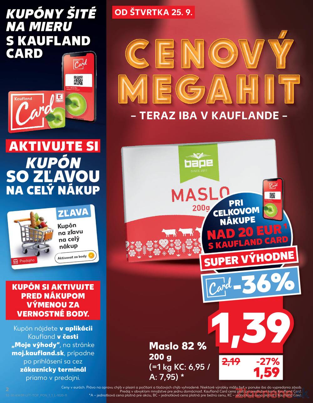 Leták Kaufland - Kaufland 25.9. - 1.10. - Kaufland Michalovce (Humenská cesta) - strana 2