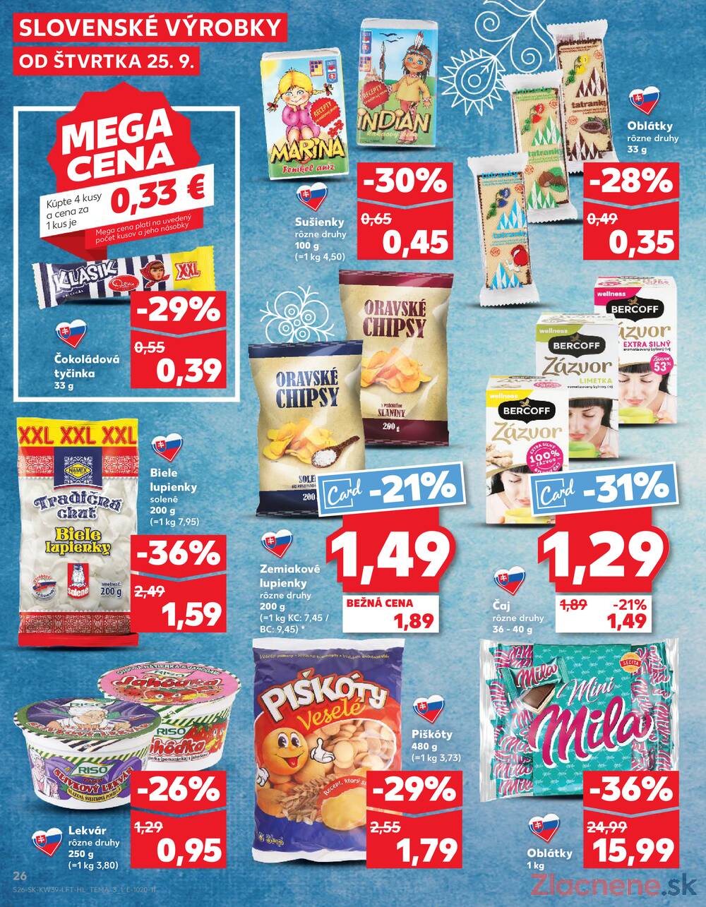 Leták Kaufland - Kaufland 25.9. - 1.10. - Kaufland Michalovce (Humenská cesta) - strana 26