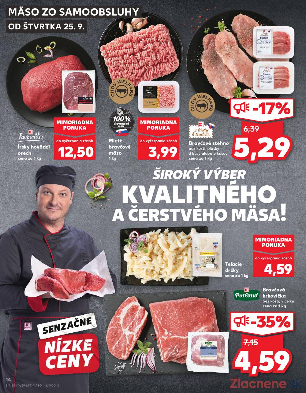 Leták Kaufland - Kaufland 25.9. - 1.10. - Kaufland  Bratislava - Zahorska Bystrica - strana 14