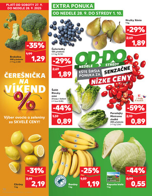 Kaufland 25.9. - 1.10. - Kaufland  Bratislava - Zahorska Bystrica
