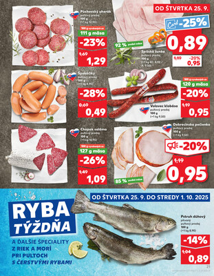 Kaufland 25.9. - 1.10. - Kaufland Bratislava Danubia – Panónska cesta