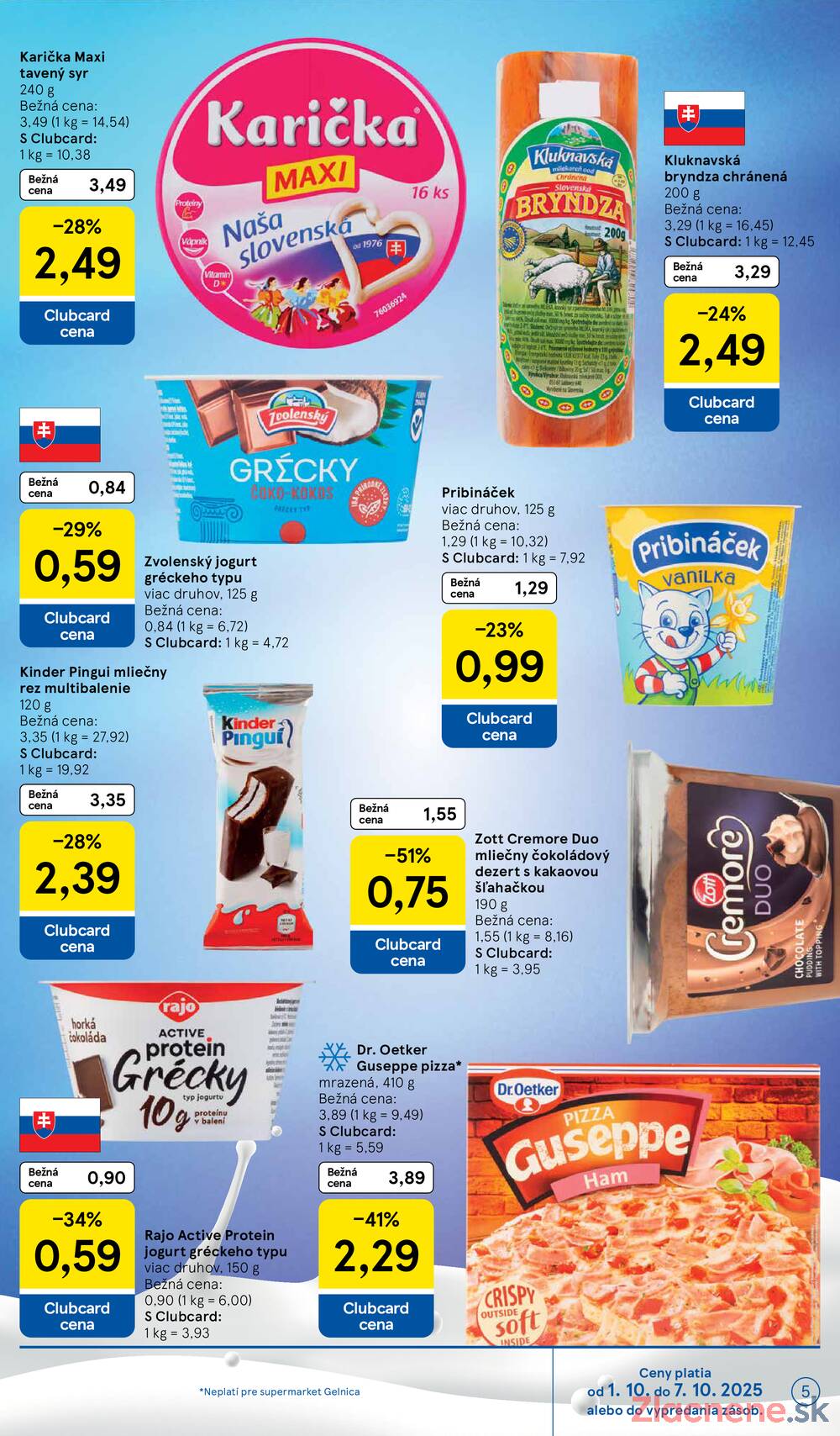 Leták Tesco - Tesco supermarkety od 1.10. do 7.10.2025 - strana 5
