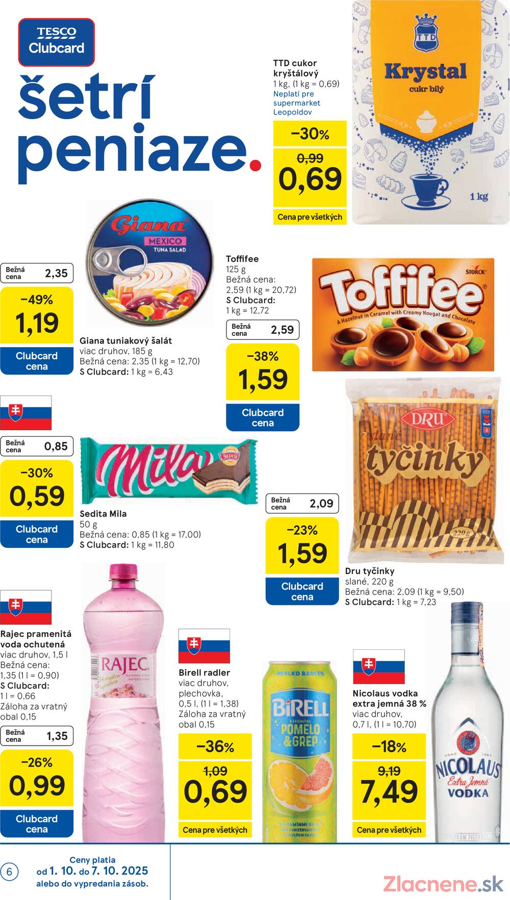 Leták Tesco - Tesco supermarkety od 1.10. do 7.10.2025 - strana 6