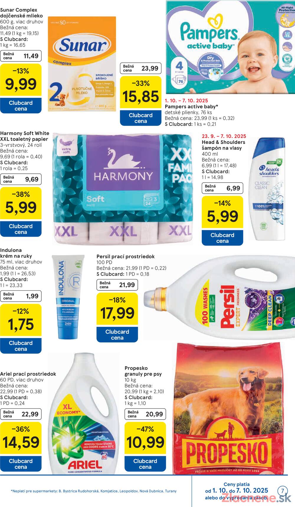 Leták Tesco - Tesco supermarkety od 1.10. do 7.10.2025 - strana 7