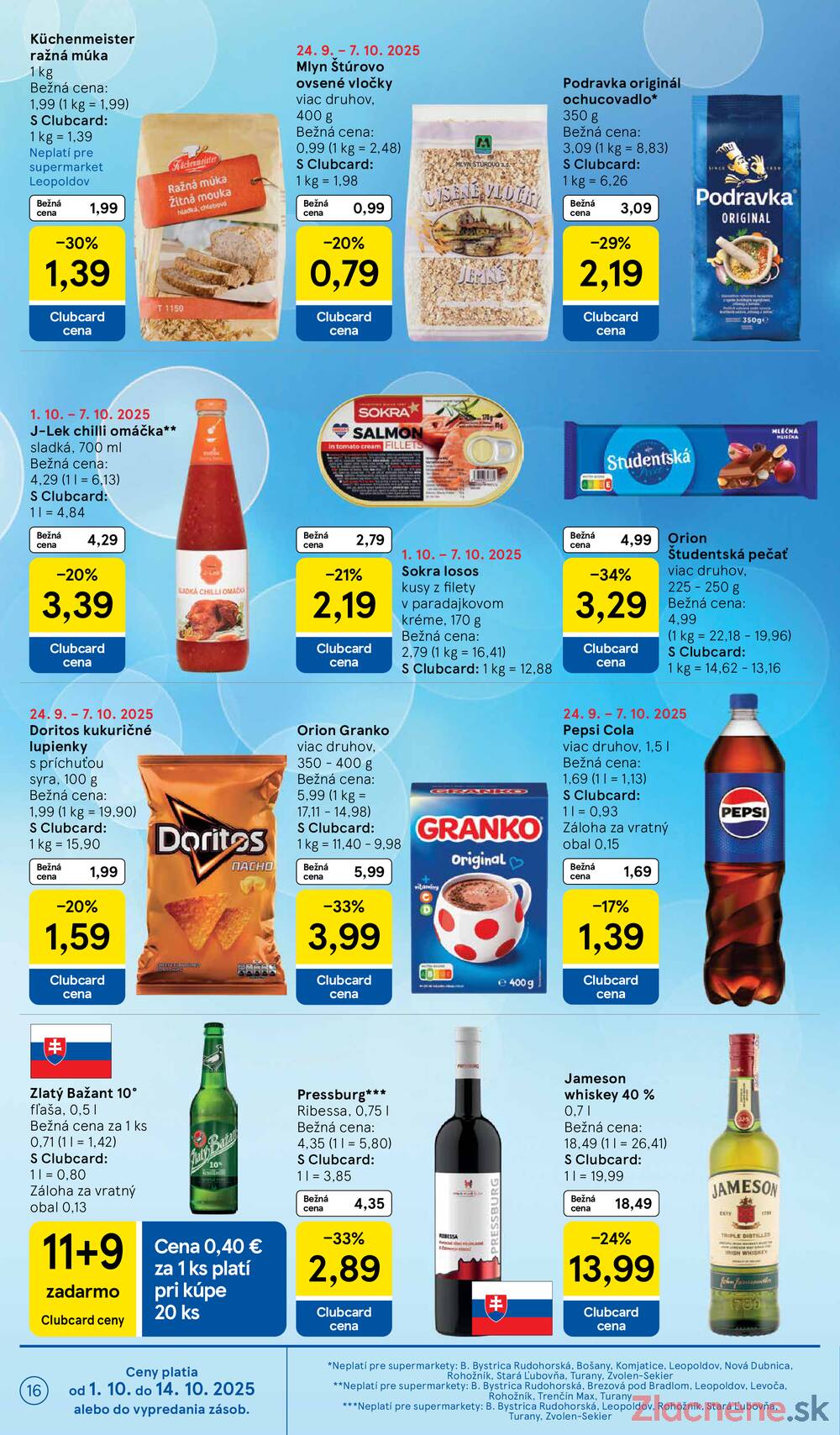 Leták Tesco - Tesco supermarkety od 1.10. do 7.10.2025 - strana 16