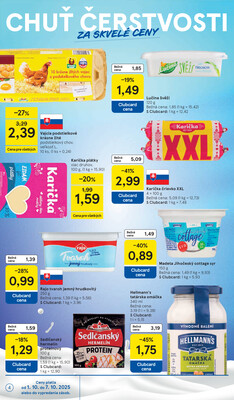 Tesco supermarkety od 1.10. do 7.10.2025