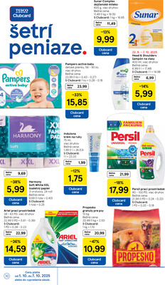 Tesco malé hypermarkety od 1.10. do 7.10.2025