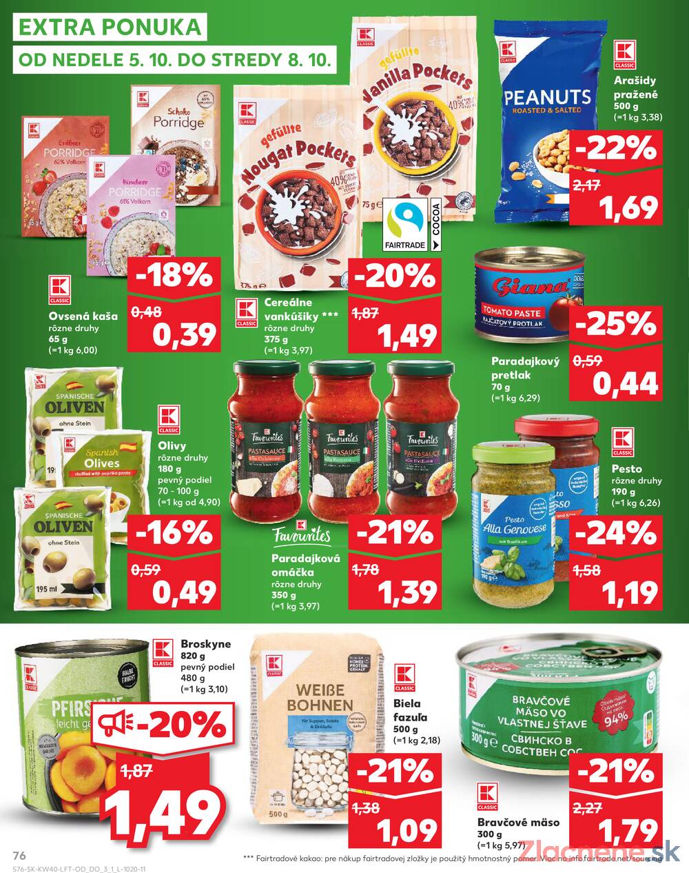 Leták Kaufland - Kaufland 2.10. - 8.10. - Kaufland Púchov - strana 76