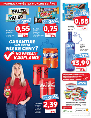 Kaufland 2.10. - 8.10. - Kaufland Púchov