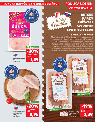 Kaufland 2.10. - 8.10. - Kaufland Michalovce (Humenská cesta)