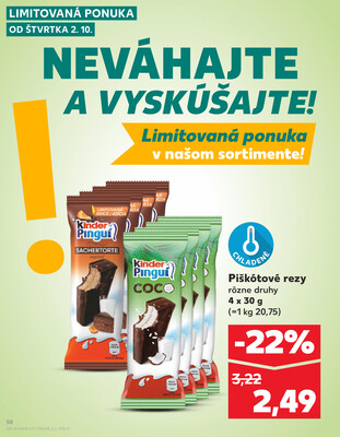 Kaufland 2.10. - 8.10. - Kaufland Piešťany