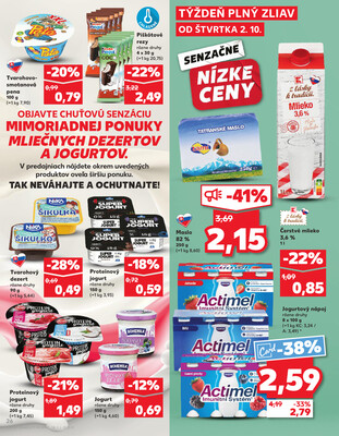Kaufland 2.10. - 8.10. - Kaufland Zlaté Moravce