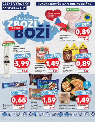 Kaufland 2.10. - 8.10. - Kaufland Trnava - Nová ul.