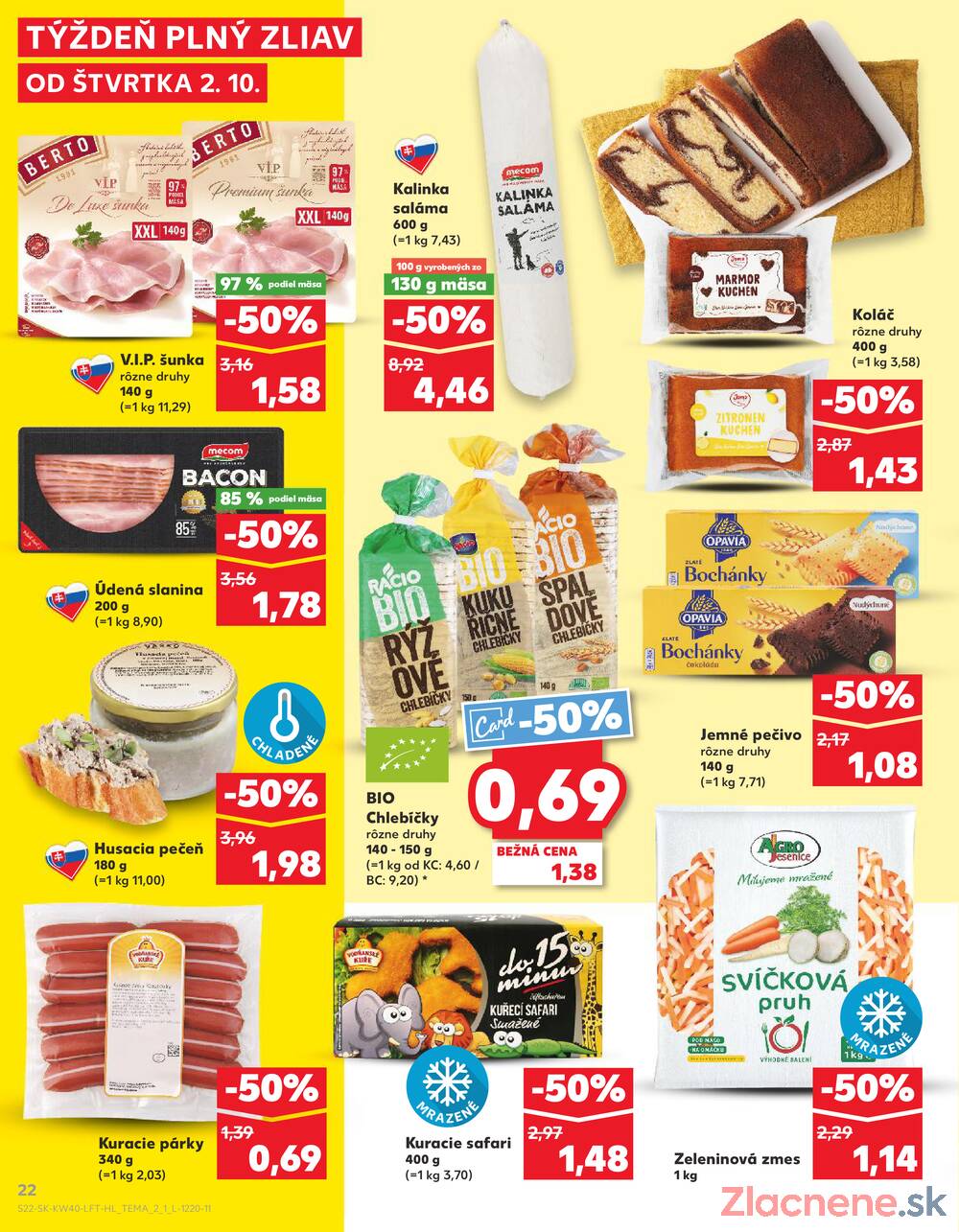 Leták Kaufland - Kaufland 2.10. - 8.10. - Bratislava-Patrónka - strana 22