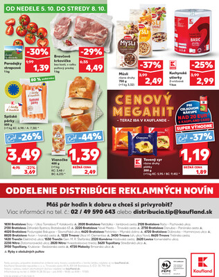 Kaufland 2.10. - 8.10. - Bratislava-Patrónka