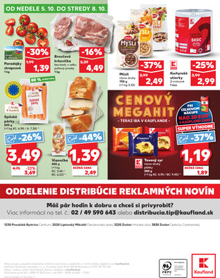 Kaufland 2.10. - 8.10. - Kaufland Liptovský Mikuláš