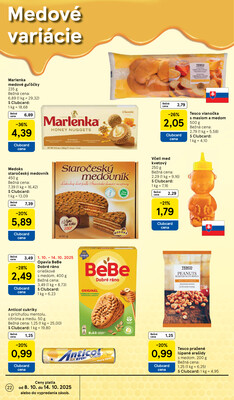 Tesco malé hypermarkety od 8.10. do 14.10.2025