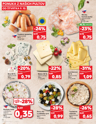Kaufland 9.10. - 15.10. - Kaufland Bytča