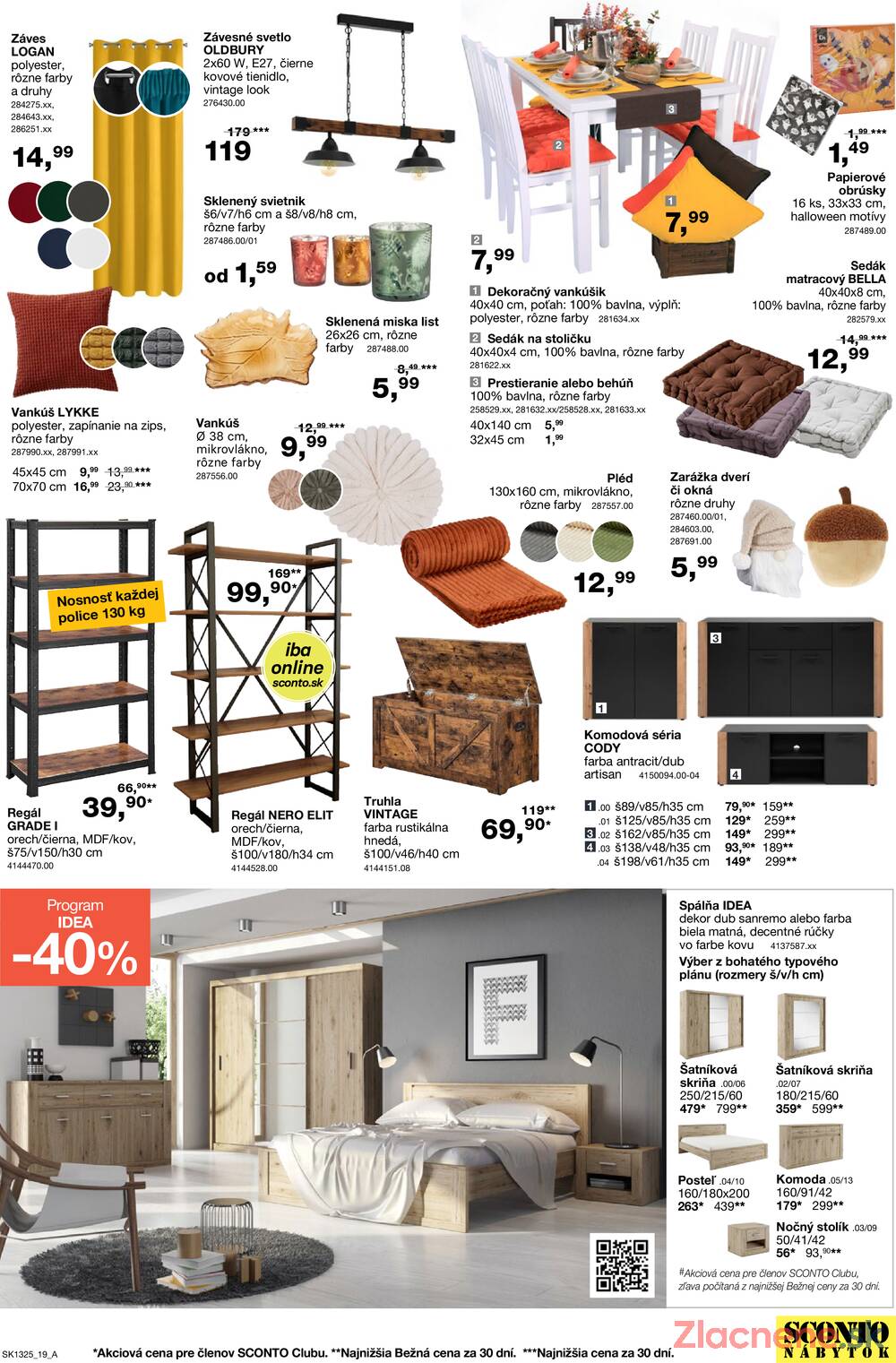 Leták SCONTO nábytok
		  platný do 4.11.2025 - strana 19