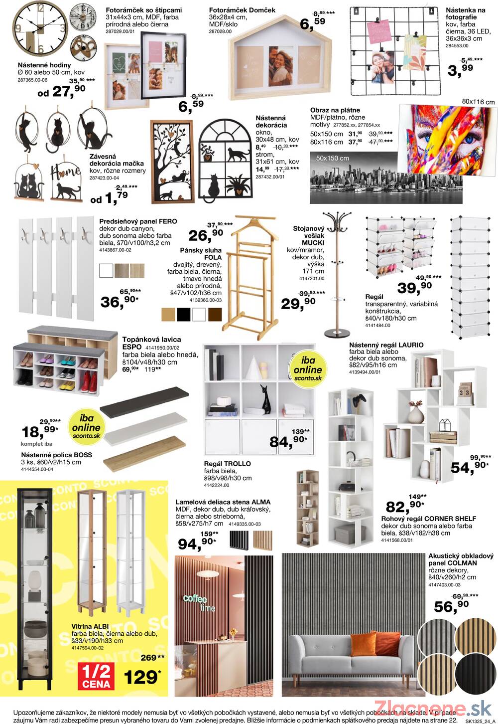 Leták SCONTO nábytok
		  platný do 4.11.2025 - strana 24
