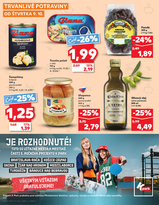Kaufland 9.10. - 15.10. - Kaufland Poprad - Jiřího Wolkera