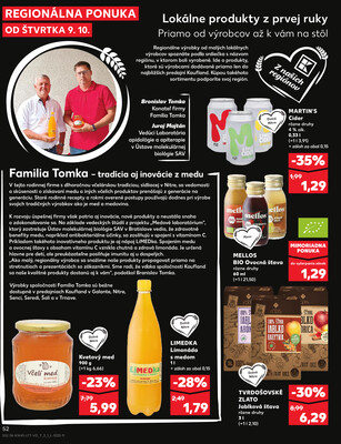 Kaufland 9.10. - 15.10. - Kaufland Poprad - Jiřího Wolkera