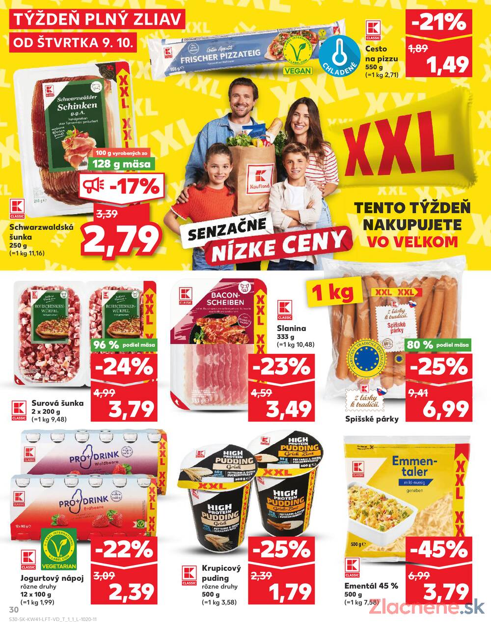 Leták Kaufland - Kaufland 9.10. - 15.10. - Kaufland Trnava - Nová ul. - strana 30