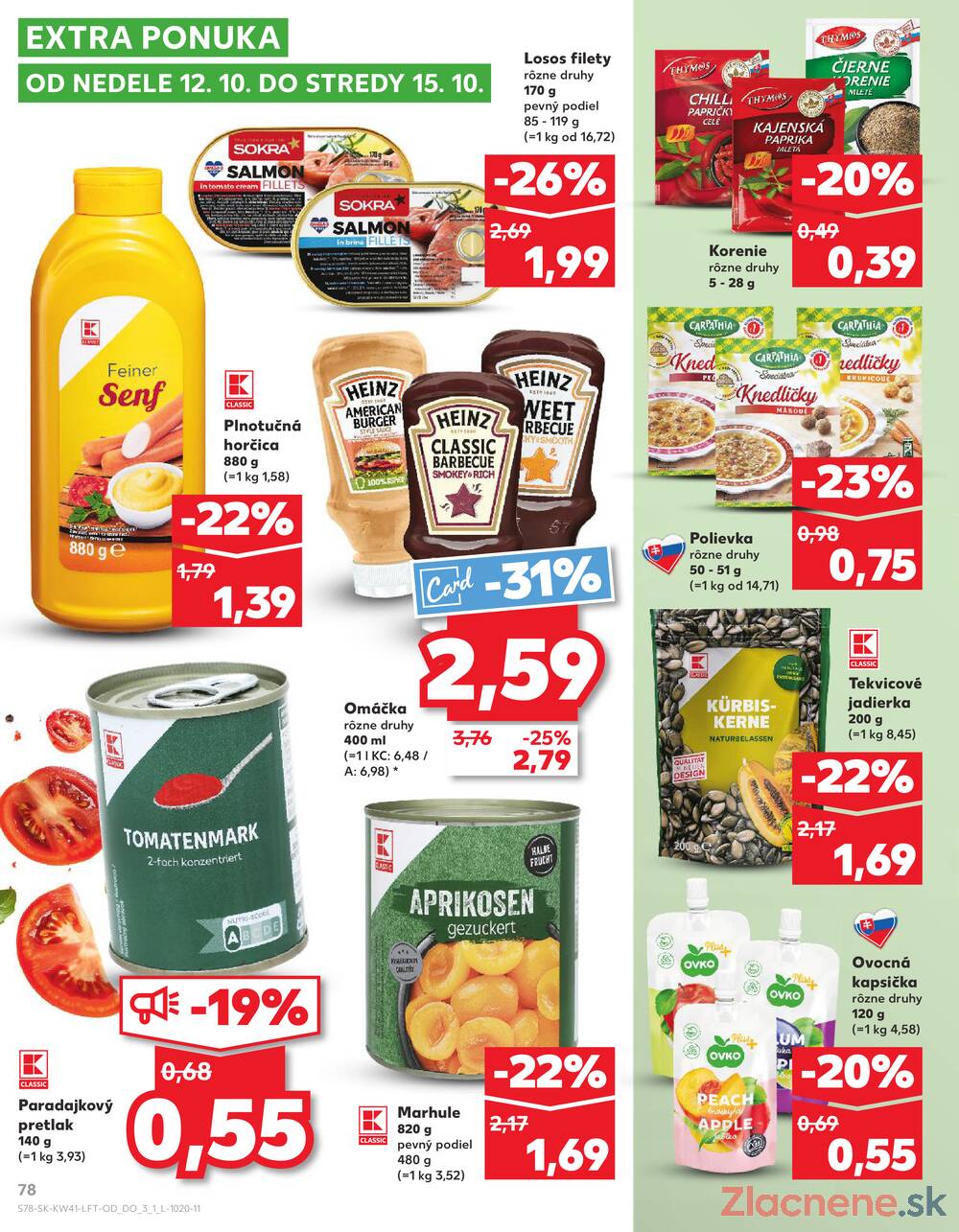 Leták Kaufland - Kaufland 9.10. - 15.10. - Kaufland Trnava - strana 78