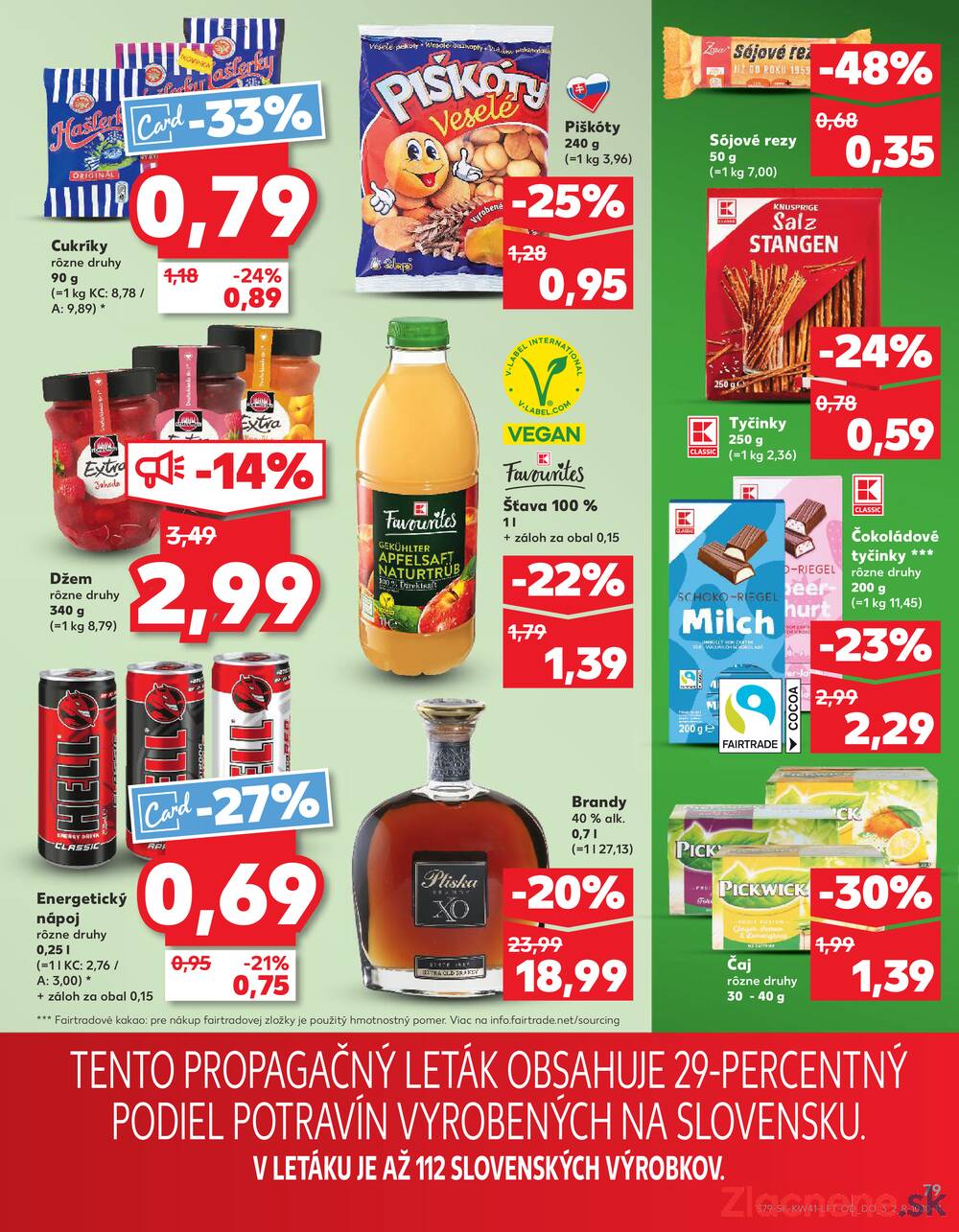 Leták Kaufland - Kaufland 9.10. - 15.10. - Kaufland Bratislava - Nové Mesto - strana 79
