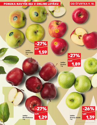 Kaufland 9.10. - 15.10. - Kaufland Bratislava - Nové Mesto
