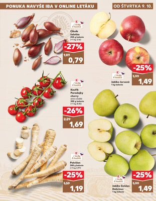 Kaufland 9.10. - 15.10. - Kaufland Bratislava - Nové Mesto