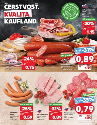 Kaufland 9.10. - 15.10. - Kaufland Bratislava - Nové Mesto