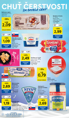 Tesco supermarkety od 15.10. do 21.10.2025