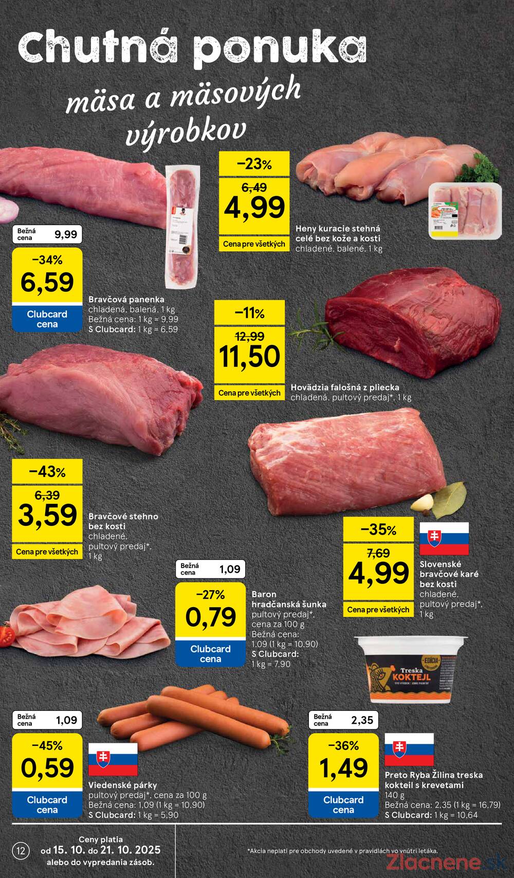 Leták Tesco - Tesco malé hypermarkety od 15.10. do 21.10.2025 - strana 12 Leták Tesco - Tesco malé hypermarkety od 15.10. do 21.10.2025 - strana 12
