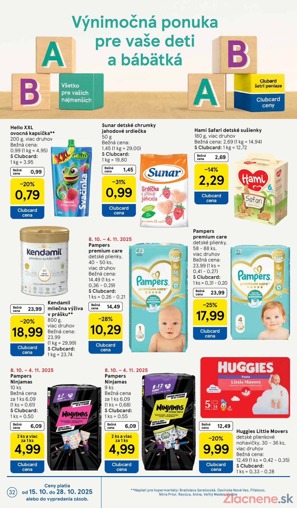Leták Tesco - Tesco malé hypermarkety od 15.10. do 21.10.2025 - strana 32 Leták Tesco - Tesco malé hypermarkety od 15.10. do 21.10.2025 - strana 32