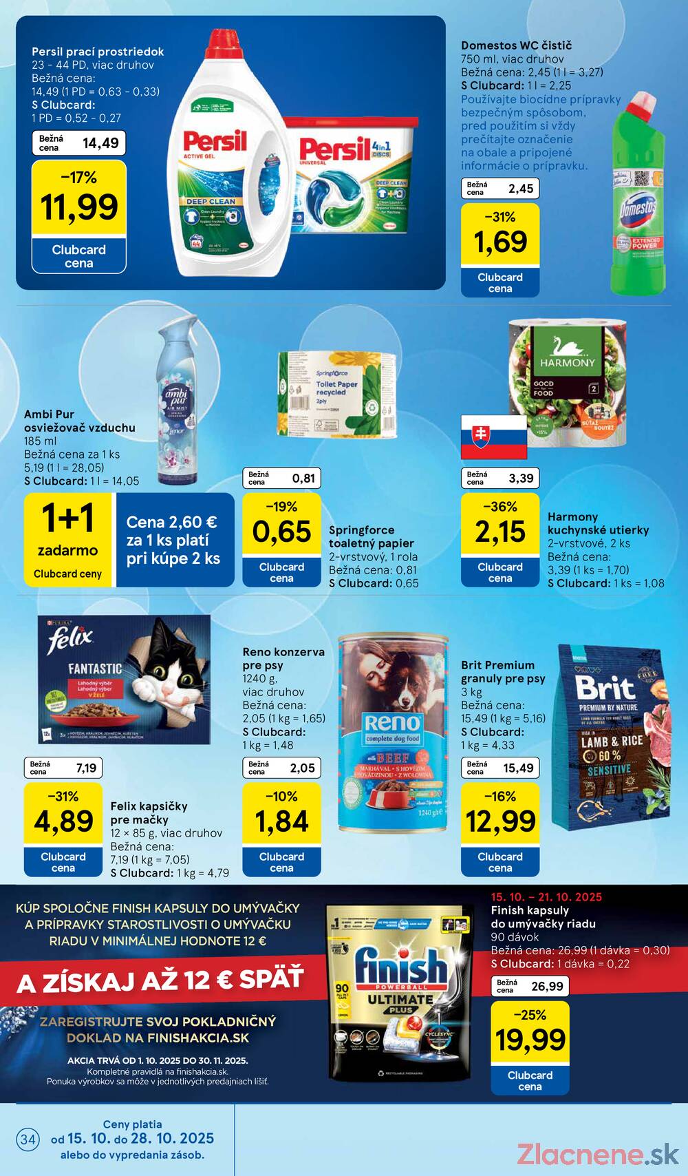 Leták Tesco - Tesco malé hypermarkety od 15.10. do 21.10.2025 - strana 34 Leták Tesco - Tesco malé hypermarkety od 15.10. do 21.10.2025 - strana 34