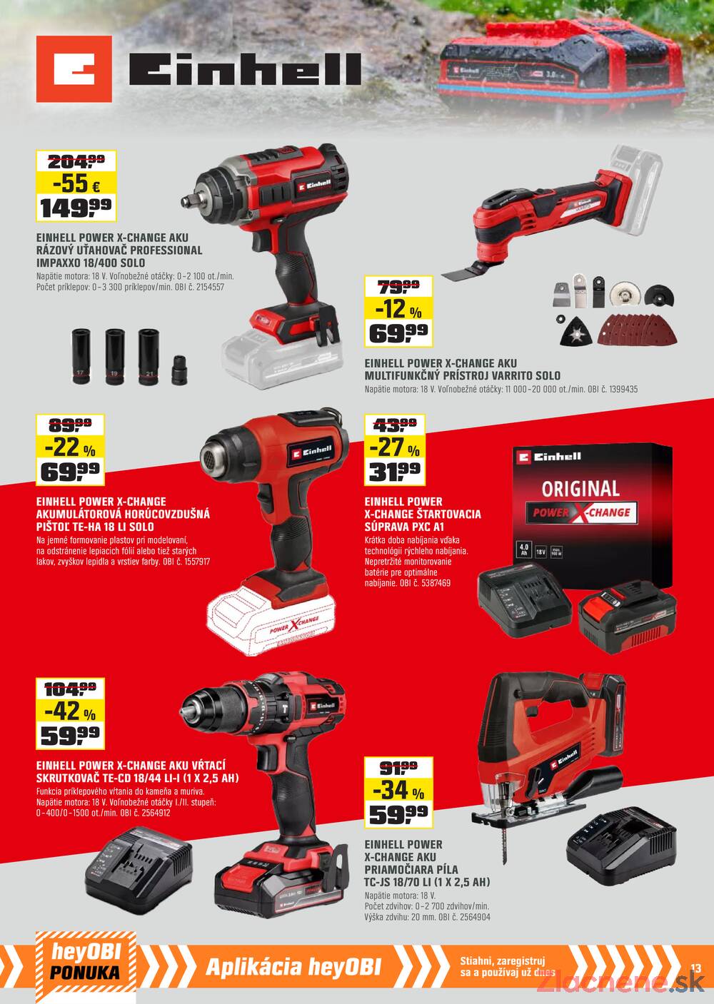 Leták OBI
		  platný do 31.10.2025 - strana 13
